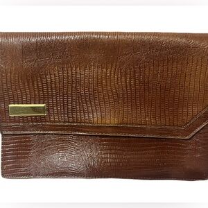 Vintage REEM Genuine Leather Clutch/Crossbody Bag